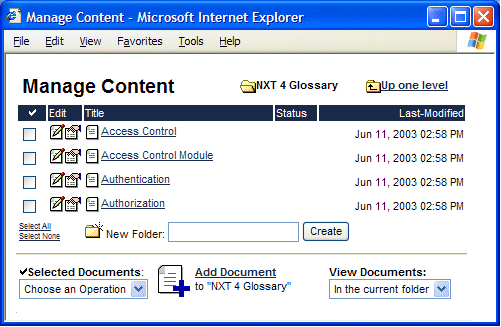 Manage Content Utility